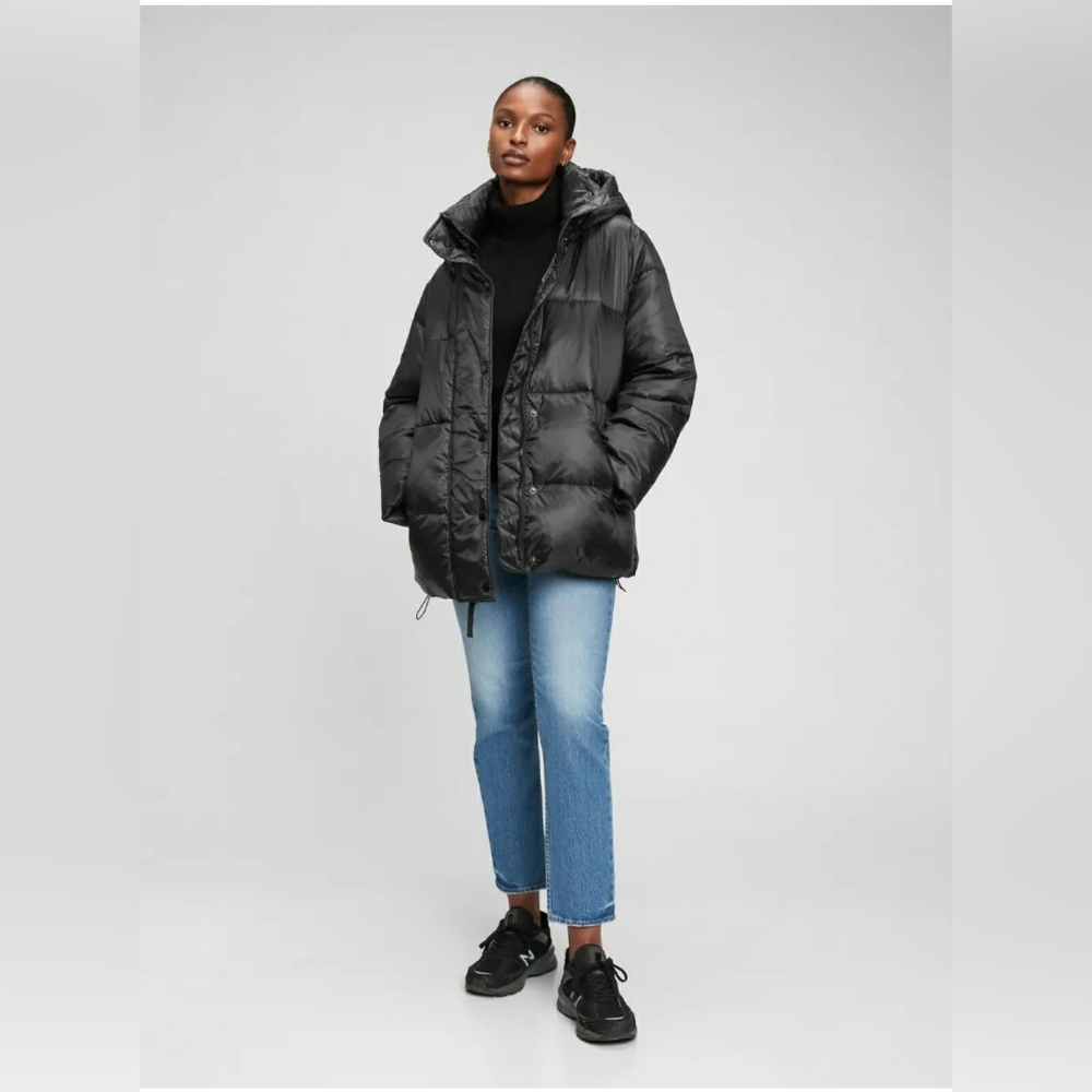 Gap oversized puffer coat xs